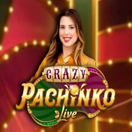 Official Live Casino logo: Crazy Pachinko by Evolution at Slotrush Casino