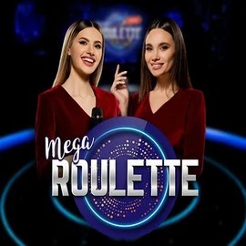 Official Live Casino logo: Mega Roulette by Pragmatic Play at Slotrush Casino