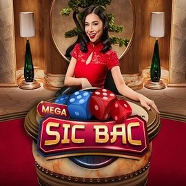 Mega Sic Bac online game logo by Pragmatic Play on slottrushh.nl